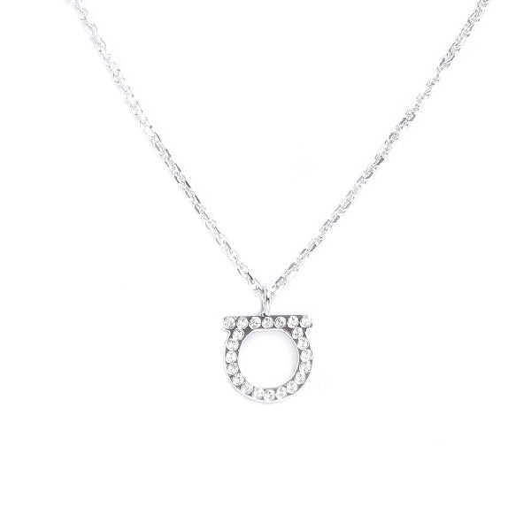 フェラガモ FERRAGAMO ネックレス ガンチーニ GANCINO 760132 696657 レディース シルバー