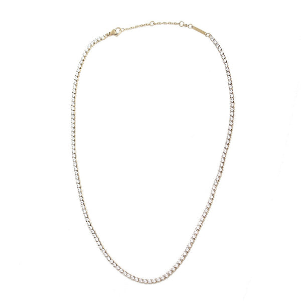 ダニエルウェリントン DANIEL WELLINGTON ネックレス DW00400391 メンズ レディース クラッシックテニスネックレス CLASSIC TENNIS NECKLACE ゴールド