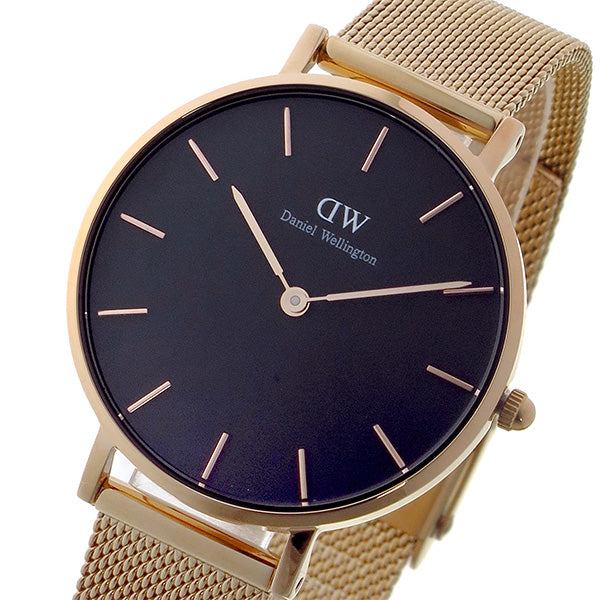 ダニエルウェリントン 腕時計 PETITE MELROSE 32 ローズゴールド DW00100161 ブラック ブラック