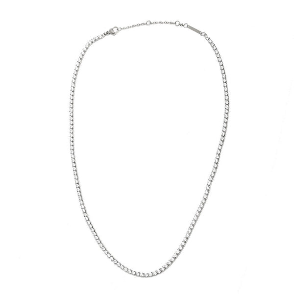 ダニエルウェリントン DANIEL WELLINGTON ネックレス DW00400389 メンズ レディース クラッシックテニスネックレス CLASSIC TENNIS NECKLACE シルバー