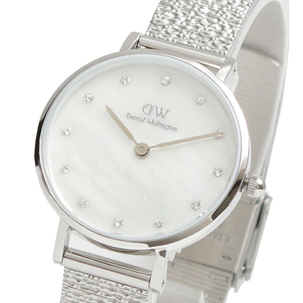 ダニエルウェリントン DANIEL WELLINGTON PETITE LUMINE PRESSED PIANO DW00100592 腕時計 レディース マザーオブパールホワイト クオーツ