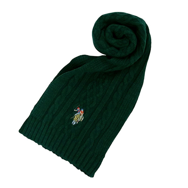 ユーエスポロ アッスン U.S.POLO ASSN マフラー 447312-GREEN レディース メンズ グリーン マフラー