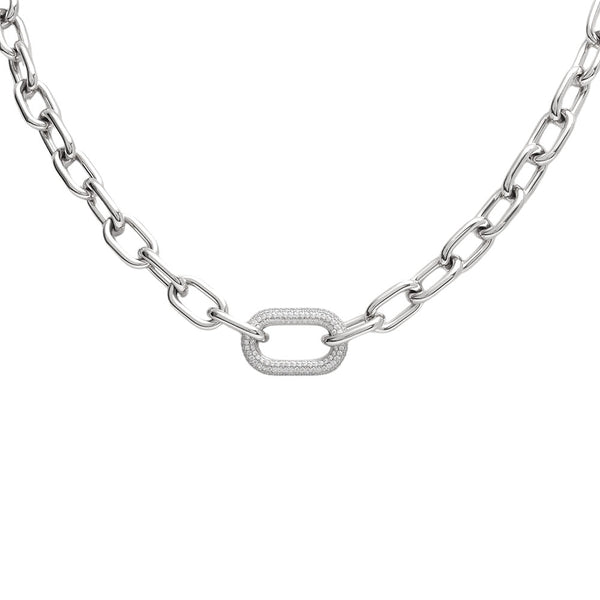 ダニエルウェリントン DANIEL WELLINGTON Crystal Link Necklace S ネックレス DW00400607 レディース シルバー