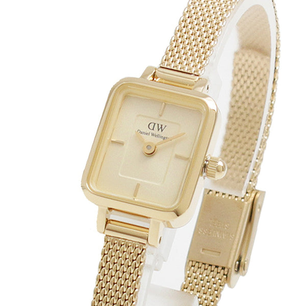 ダニエルウェリントン DANIEL WELLINGTON QUADRO MINI EVERGOLD CHAMPAGNE DW00100656 腕時計 レディース シャンパーニュ クオーツ