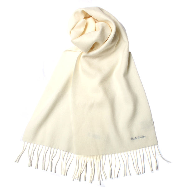 ポールスミス PAUL SMITH マフラー M1A-933D-AS04-1 M1A-933D-AS04-01メンズ ホワイト