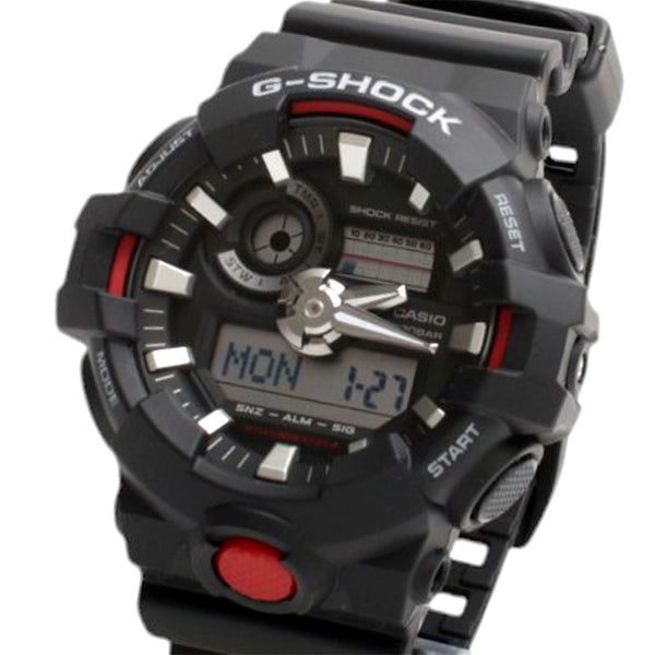 カシオ CASIO Gショック G-SHOCK アナデジ クオーツ メンズ 腕時計 GA-700-1A ブラック ブラック