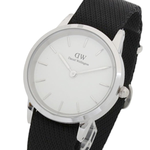ダニエルウェリントン DANIEL WELLINGTON  Iconic 40mm Black Nato Silver White DW00100677 腕時計 メンズ オフホワイト クオーツ