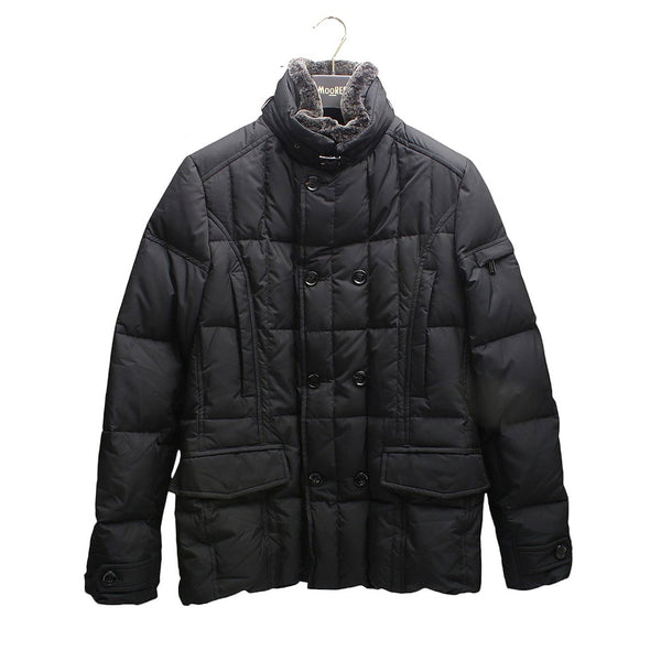 ムーレー MOORER SIRO-KM ダウンジャケット アウター MOUGI200310-SIRO-NERO-48 メンズ ブラック ダウンジャケット