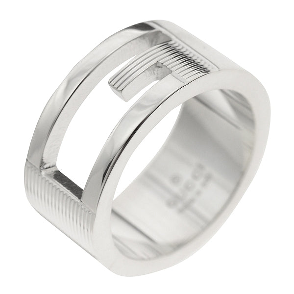 グッチ GUCCI ユニセックス リング 指輪 JP6号 032660-09840-8106-07 シルバー