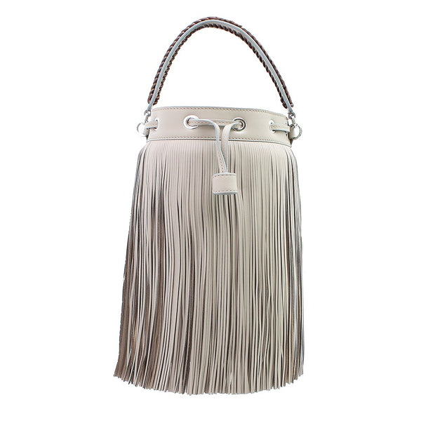 ジェイアンドエムデヴィッドソン J&M DAVIDSON ショルダーバッグ 2WAY LFRG-0WV-SCNP-951S レディース フリンジ THE FRINGE WARMTAUPE ベージュ グレージュ