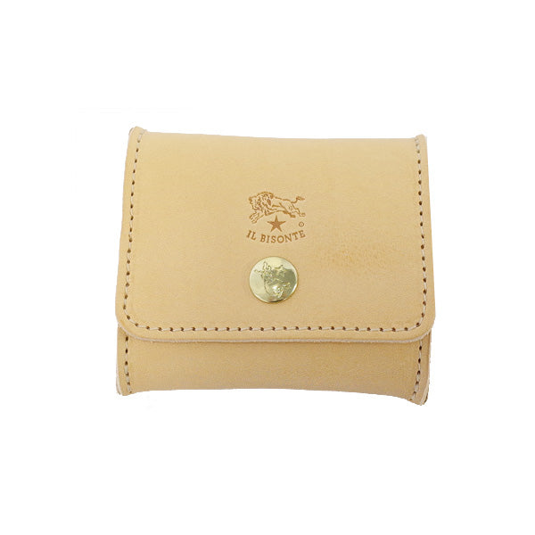 イルビゾンテ IL BISONTE コインケース 小銭入れ メンズ レディース C0774 P120 scp020-pv0005-na106 ベージュ ナチュラル