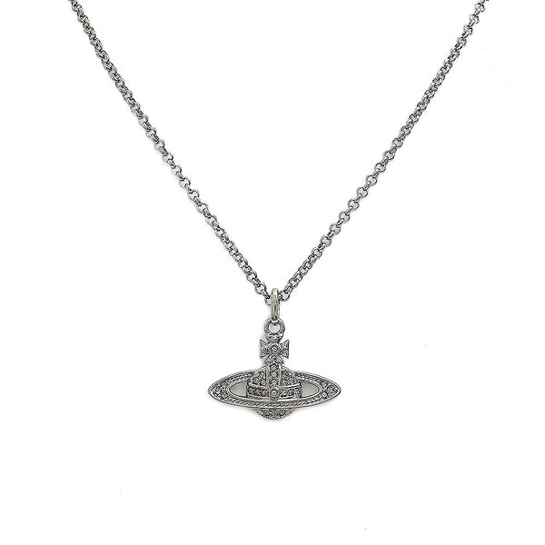 ヴィヴィアンウエストウッド VIVIENNE WESTWOOD ネックレス 63020086-S108 (752107B-4) レディース ミニバスレリーフ MINI BAS RELIE ガンメタル