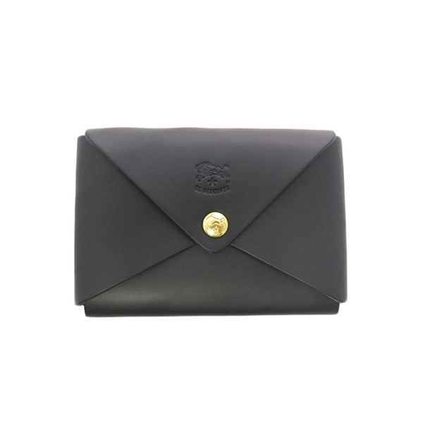 イルビゾンテ IL BISONTE カードケース メンズ レディース scc031-pg0001-bk109b c0854-p-135 ブラック ブラック