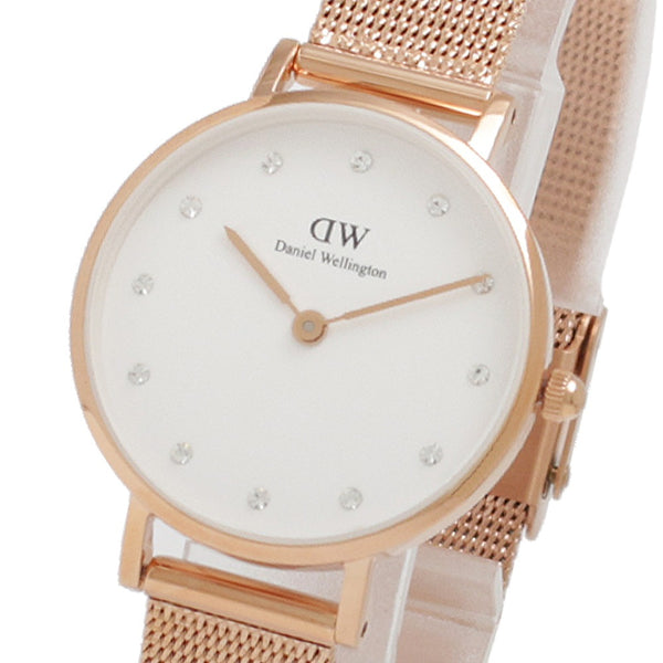 ダニエルウェリントン DANIEL WELLINGTON PETITE LUMINE PRESSED MELROSE DW00100528 腕時計 レディース ホワイト クオーツ