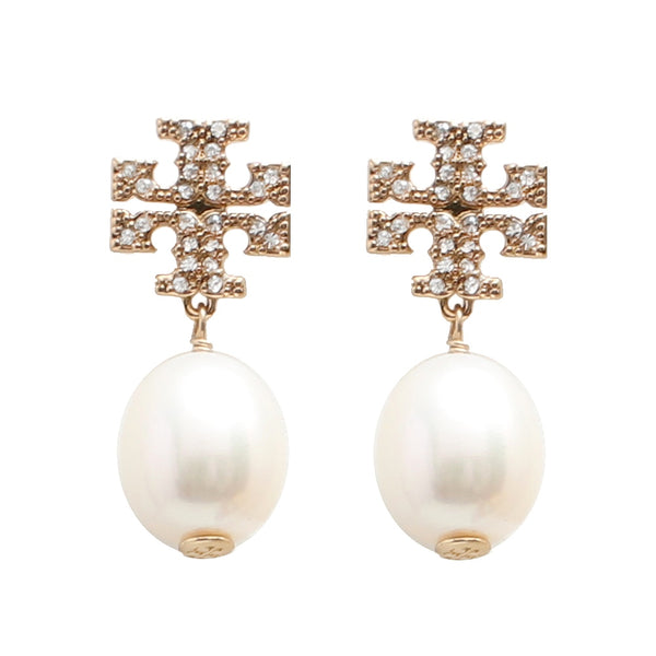 トリーバーチ TORY BURCH ピアス 60525-137 レディース パール KIRA PAVE PEARL DROP EARRING ゴールド