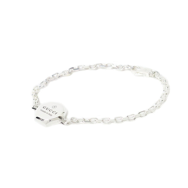 グッチ GUCCI  TRADEMARK BRACELET ブレスレット 779169-J8400-8106-17 レディース シルバー