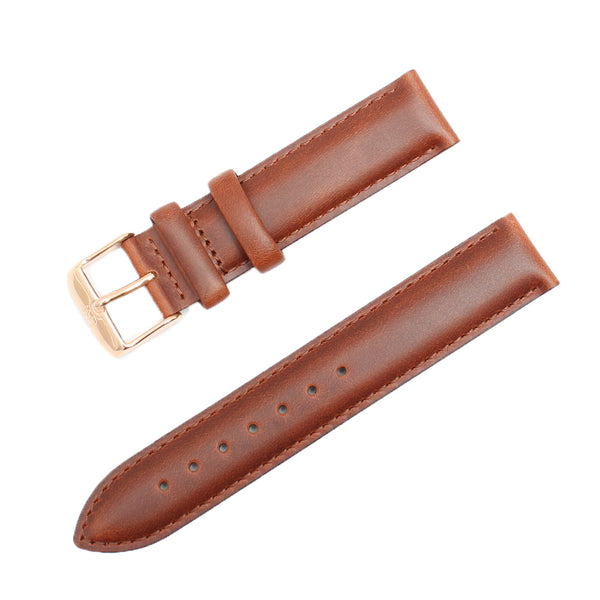 ダニエルウェリントン DANIEL WELLINGTON 替えベルト腕時計用 ラグ幅18mm dw00200035 dw00200111 レザー ブラウン ブラウン