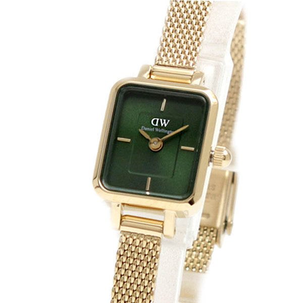 ダニエルウェリントン DANIEL WELLINGTON QUADRO MINI EVERGOLD EMERALD DW00100653 腕時計 レディース エメラルド クオーツ