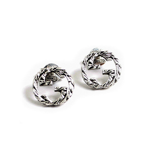 グッチ GUCCI ピアス 457109-J8400-0811 レディース インターロッキングG シルバー