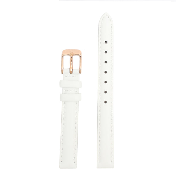 ダニエルウェリントン DANIEL WELLINGTON 替えベルト腕時計用 ラグ幅12mm dw00200197 レザー ホワイト