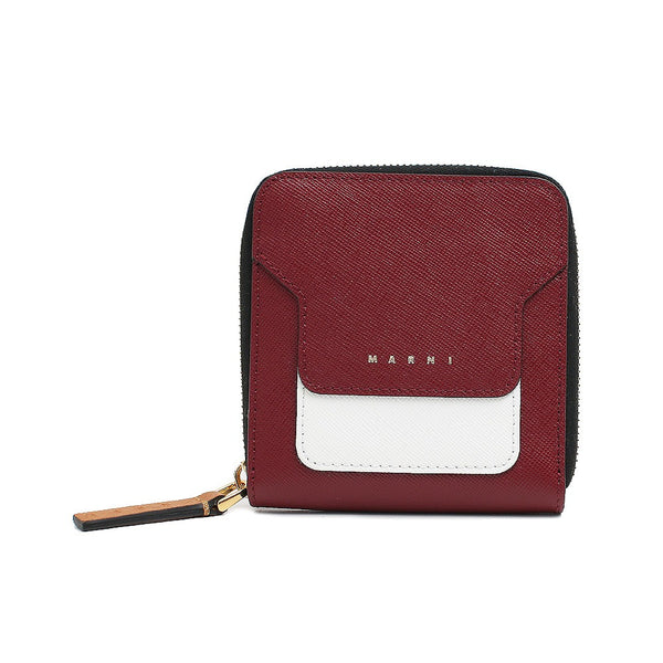 マルニ MARNI 二つ折り財布 PFMOQ09U23-Z475N レディース レッド