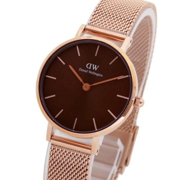 ダニエルウェリントン DANIEL WELLINGTON PETITE AMBER 28 DW00100476 腕時計 レディース ブラウン クオーツ