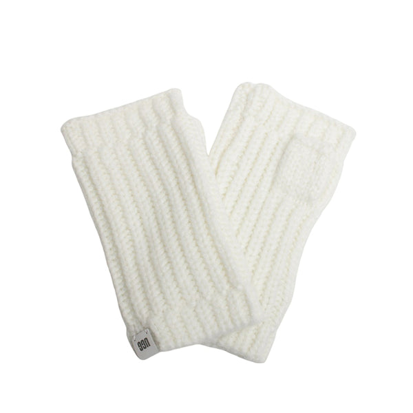 アグ UGG W CHUNKY FINGERLESS MITTEN 手袋 22590-WHITE レディース ホワイト 手袋
