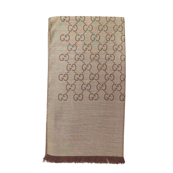 グッチ GUCCI ストール マフラー ロゴ GG メンズ レディース 165904 3G646 9664 ブラウン