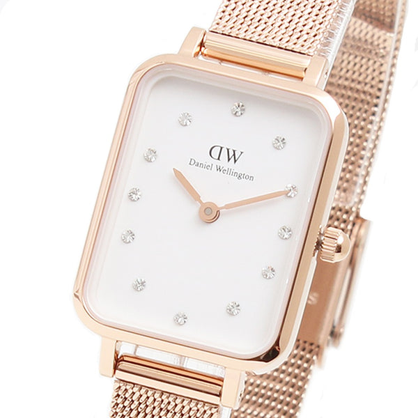ダニエルウェリントン DANIEL WELLINGTON 腕時計 レディース QUADRO 26 DW00100527 クアドロ ホワイト