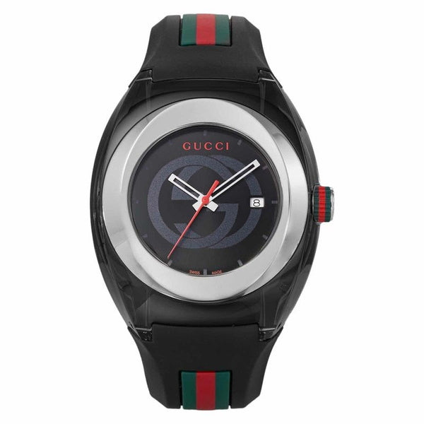 グッチ GUCCI SYNC YA137101 腕時計 メンズ ブラック クオーツ アナログ シンク SYNC