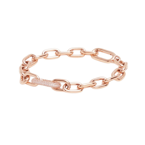 ダニエルウェリントン DANIEL WELLINGTON Crystal Link Bracelet 175mm RG ブレスレット DW00400574 レディース ローズゴールド