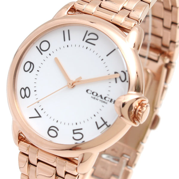 コーチ COACH 腕時計 14503598 レディース アーデン ARDEN クオーツ ホワイト ピンクゴールド