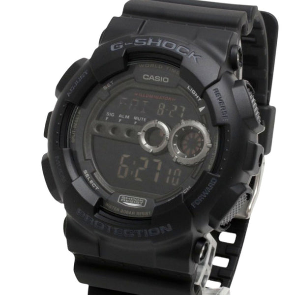 カシオ CASIO Gショック G-SHOCK 高輝度LED 腕時計 GD-100-1B ブラック