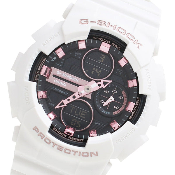 カシオ CASIO 腕時計 GMA-S140M-7A メンズ レディース クォーツ ブラック ホワイト