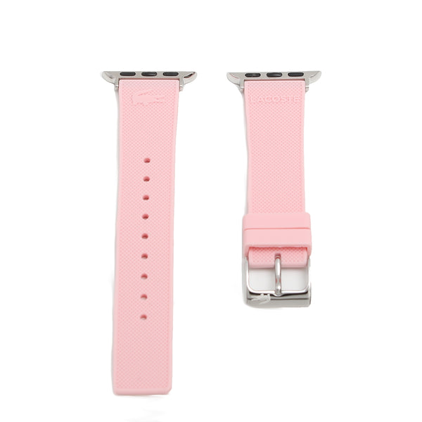 ラコステ LACOSTE アップルウォッチ バンド 交換ベルト 38mm 40mm 41mm 2050007 メンズ ピンク